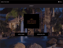 Tablet Screenshot of liveatsantierra.com